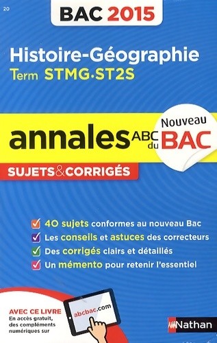 Annales abc bac 2015 - annales, du