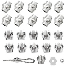 20pcs M2 Serre Câble Acier