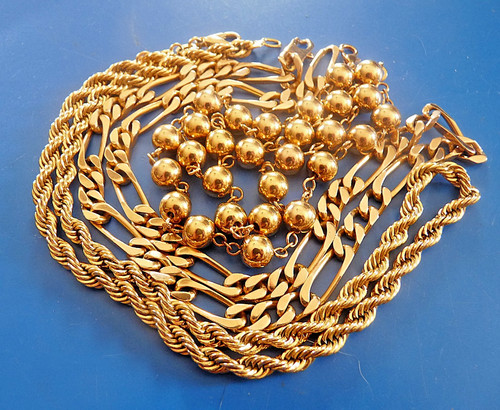 Lot bijoux anciens rétro - bijoux,