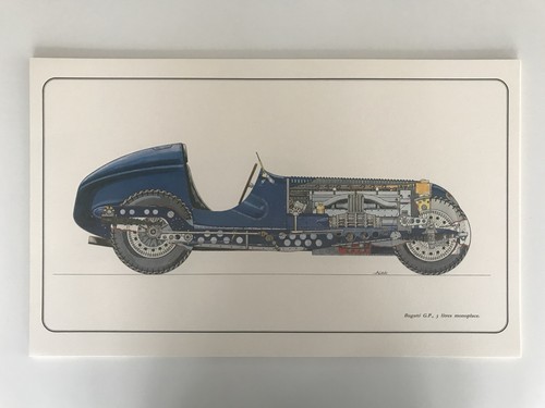 Bugatti lithographie - lithographie,