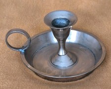 Petit Bougeoir A Main En Laiton Déco Rétro Vintage 