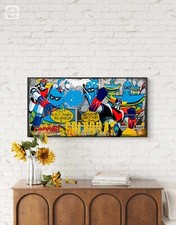 Goldorak sur alu dibond par l 'artiste KLEINER