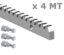 Kit Crémallière 30X12 4 Mètres M4 En Acier Galvanisé Pour Portail Coulissant