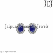 Naturel Diamant Pavé Saphir