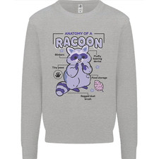 Anatomie D'Un Raton Laveur Sweatshirt Amusant Pour Hommes