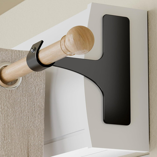 Support tringle rideaux sans - support,