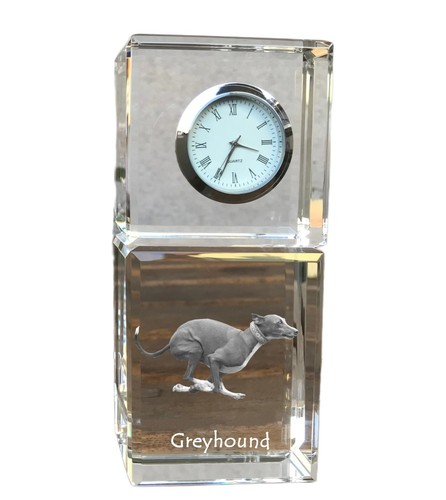 Lévrier anglais horloge - , en