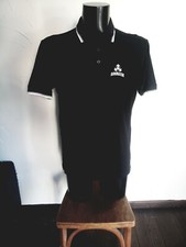 Polo DOMINATOR Taille M NOIR à bandes excellent etat festival été HARDCORE 