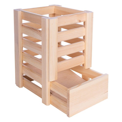 Caisse pommes bois 40x40 - caisse, en