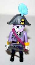 PLAYMOBIL SPECIAL 4572 PIRATE FANTOME CHAPEAU PLUME BLEUE AVEC EPEE COMPLET