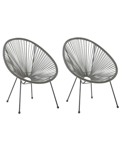 Beliani lot 2 fauteuils - beliani,