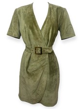 Sélection Paris Bonheur – Robe Daim Kaki – Y2K - Probable Fabrication Française