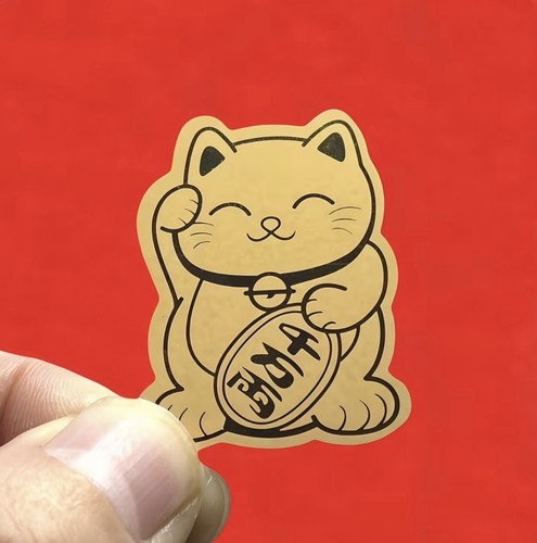 Lucky gold maneki neko - maneki,