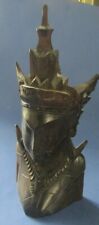 Sculpture balinais buste  idol indienne dieu Hindu   Carved Wood statue