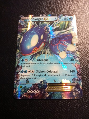 Carte pokémon kyogre - carte, ex