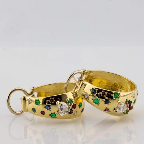Boucles oreilles créoles - d'oreilles,