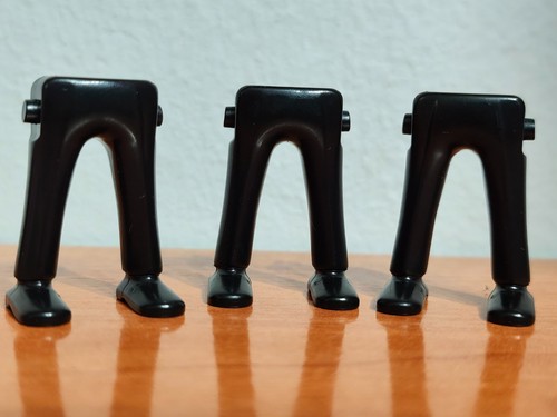 Playmobil jambes noires - x3,