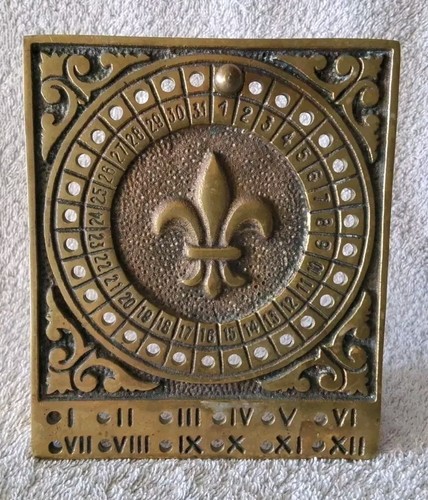 Ancien calendrier perpétuel - calendrier,