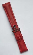 BRACELET ROUGE MARQUE JACOB AND CO @ 22 MM LARGE @ AVEC BOUCLE DEPLOYANTE STRAP
