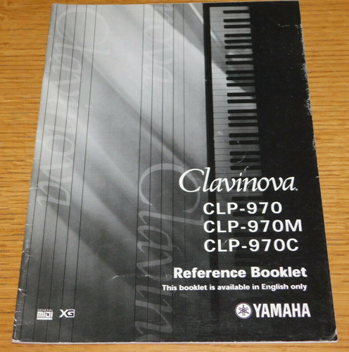 Manual booklet keyboard - manual,