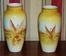 SUPERBE PAIRE LOT DE 2 VASES