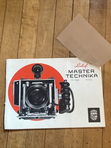 Linhof master technika 4x5in - linhof,