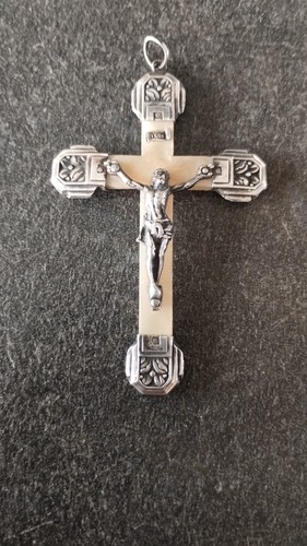 Ancien pendentif croix christ - ancien,