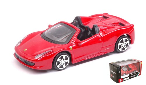 Burago ferrari 458 spider red - burago,