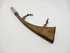 Ancienne Corne / Pibole S N C F en Laiton Train Chemin De Fer Cheminot Gare Loco