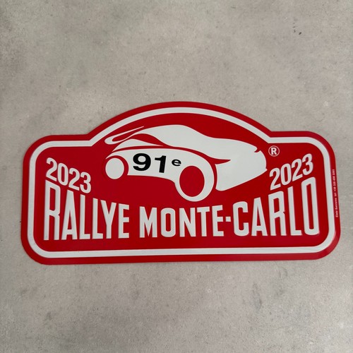 Plaque rallye monte carlo - monte,