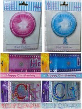 Baptême Ballons Et Bandeaux Amscan Anagram International Choisissez