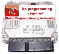 Commande VW Touran 1T 2,0l FSI 150PS 0261S02054 06F906056CD Débloquée Écu Pcm