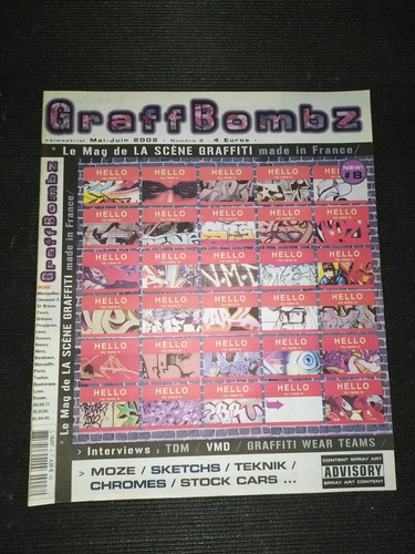 Magazine graff bombz 8 - graff, n°8