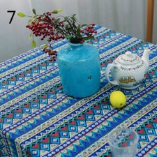 1M Ethnique Tissu Nappe de Table Coton Floral Tapisserie Rideau Boho DIY