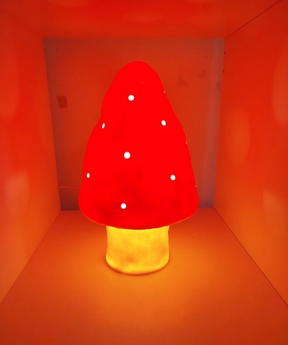 Ancienne lampe champignon - ancienne,