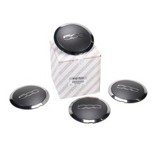 Cache Moyeux Original pour jante alu 16 pouces Noir Chrome Logo 500 51884867