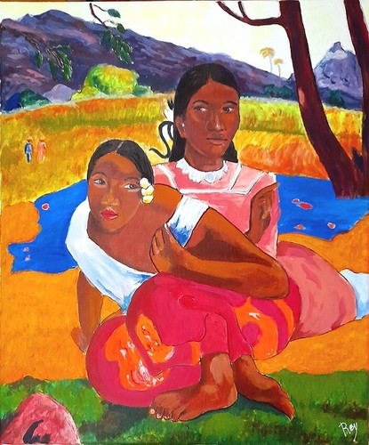 Paul gauguin tableau - tableau, toile