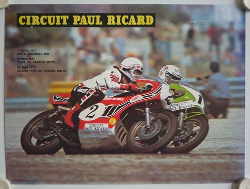 Affiche course moto - affiche,