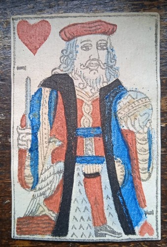 Cartes jouer anciennes - 4, à