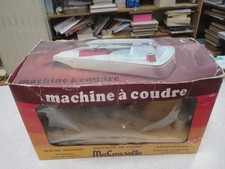 CA223 MACHINE A COUDRE MACOUSETTE JOUET ANCIEN ANNEE 60 ANCIENNE ENFANT