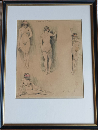 Poses modèle nu à - poses,