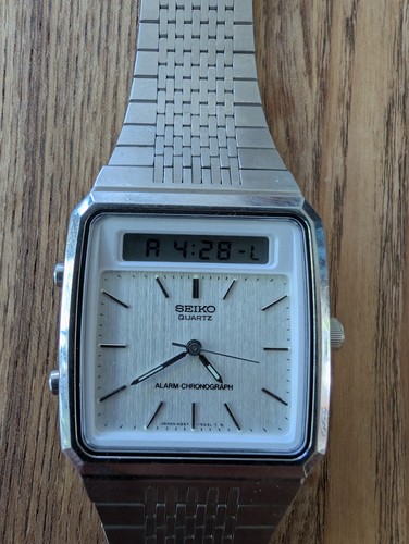 Seiko alarm chronograph quartz - seiko, alarm-chronograph