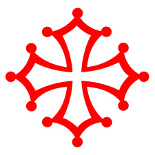 Sticker autocollant Croix occitane