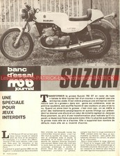 Article de presse moto : essai