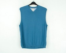 Banana Republic Homme Coton Laine Cachemire Débardeur XL Col V Gilet Tricot