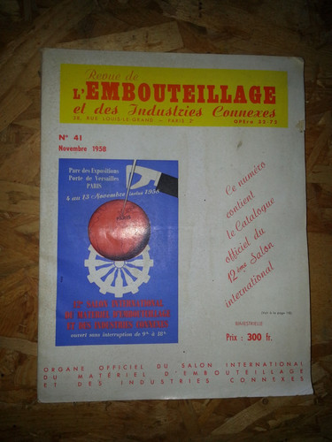 Revues embouteillage des - et,
