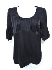 Blouse LOLA, noire, en Soie