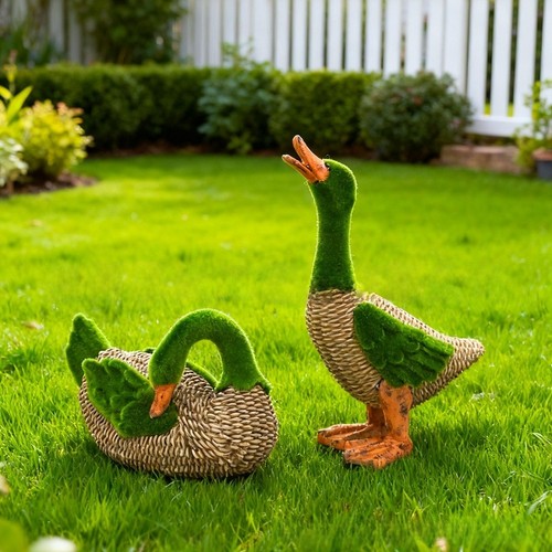 Décoration canard rustique - , en