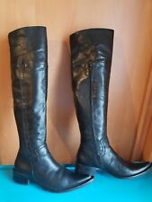 bottes tout cuir noires