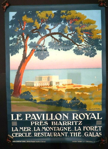 Affiche 1920 travel poster - affiche,